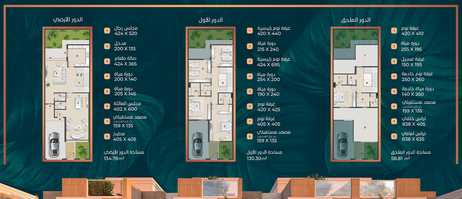 تاون هاوس نموذج C1